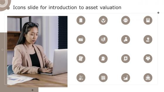 Icons Slide For Introduction To Asset Valuation Ppt Slides Background Image