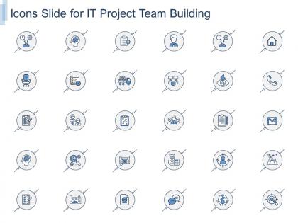 Icons slide for it project team building ppt powerpoint presentation visual aids professional