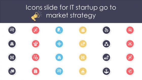 Icons Slide For It Startup Go To Market Strategy GTM SS