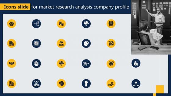 Icons Slide For Market Research Analysis Company Profile CP SS V
