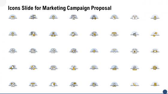 Icons slide for marketing campaign proposal ppt slides gallery
