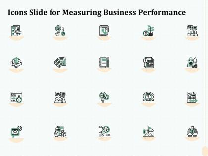 Icons slide for measuring business performance ppt file format ideas