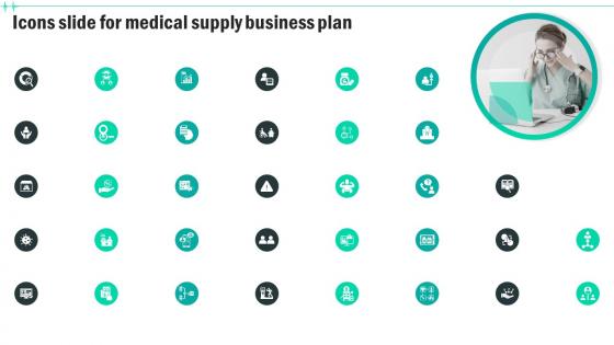 Icons Slide For Medical Supply Business Plan BP SS