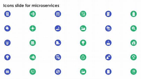 Icons Slide For Microservices Ppt Ideas Background Images
