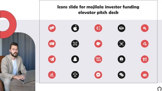 Icons Slide For Mojilala Investor Funding Elevator Pitch Deck