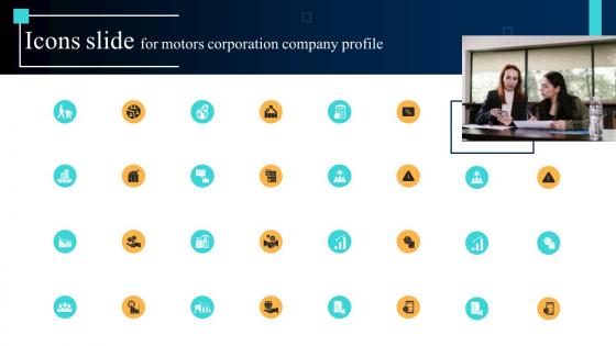 Icons Slide For Motors Corporation Company Profile CP SS V