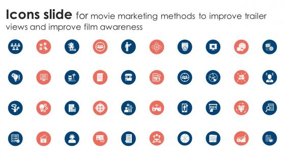 Icons Slide For Movie Marketing Methods To Improve Trailer Views Strategy SS V