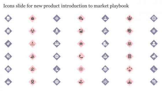 Icons Slide For New Product Introduction To Market Playbook Ppt Slides Background
