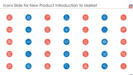 Icons slide for new product introduction to market ppt topic