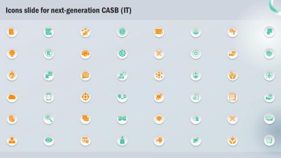 Icons Slide For Next Generation CASB It