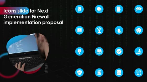 Icons Slide For Next Generation Firewall Implementation Next Generation Firewall Implementation