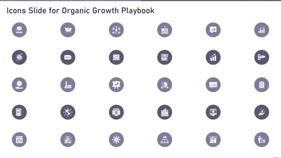 Icons Slide For Organic Growth Playbook Ppt Styles Background