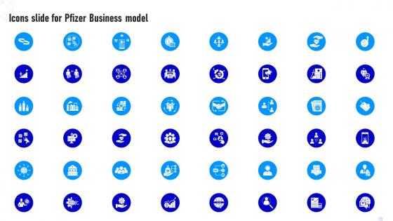 Icons Slide For Pfizer Business Model Ppt File Backgrounds BMC SS