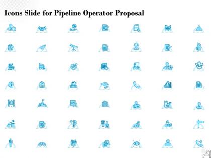 Icons slide for pipeline operator proposal ppt powerpoint presentation inspiration