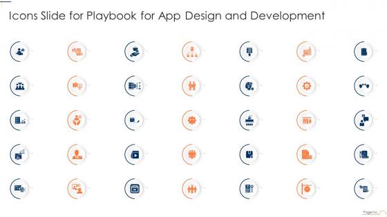 Icons Slide For Playbook For App Design And Development