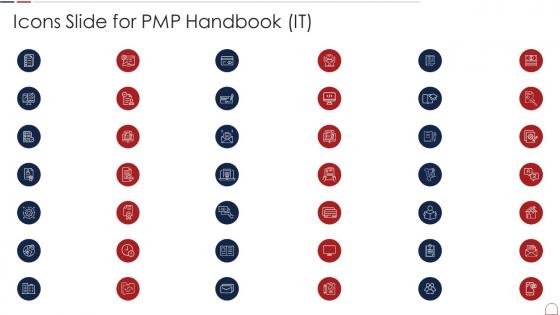 Icons Slide For Pmp Handbook It