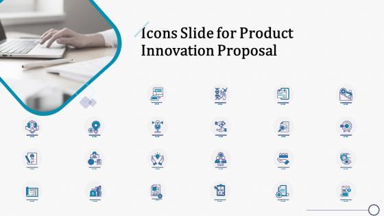 Icons slide for product innovation proposal ppt summary example