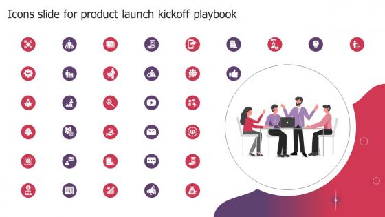 Icons Slide For Product Launch Kickoff Playbook