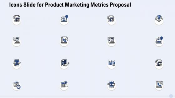 Icons slide for product marketing metrics proposal