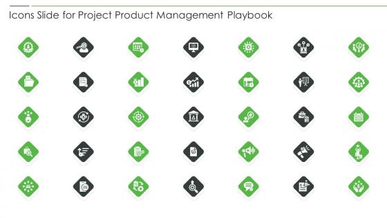 Icons Slide For Project Product Management Playbook Ppt Grid