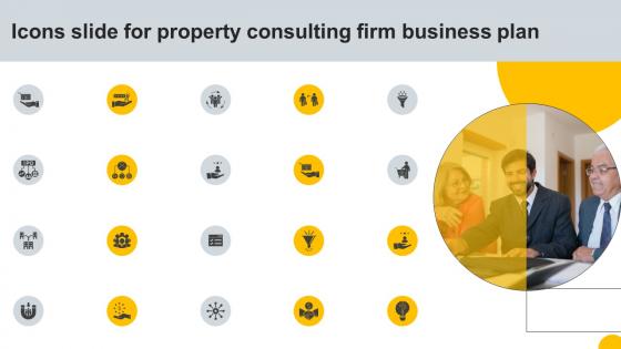 Icons Slide For Property Consulting Firm Business Plan BP SS