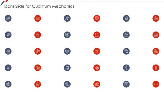 Icons Slide For Quantum Mechanics