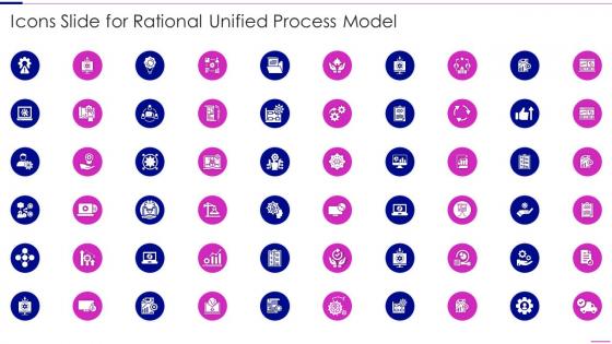 Icons Slide For Rational Unified Process Model