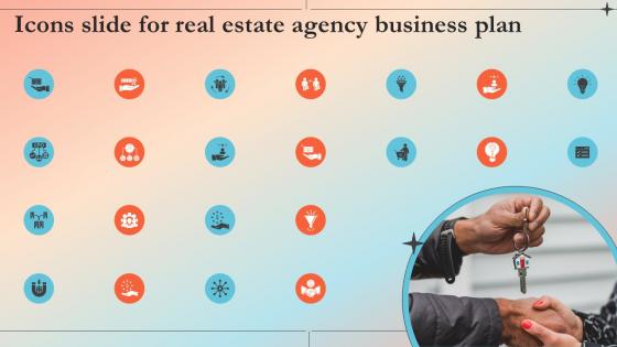 Icons Slide For Real Estate Agency Business Plan Ppt Powerpoint Presentation Infographics BP SS