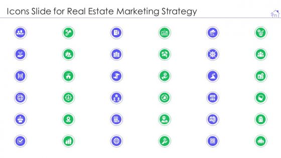 Icons slide for real estate marketing strategy ppt powerpoint presentation slides
