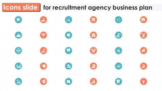 Icons Slide For Recruitment Agency Business Plan BP SS