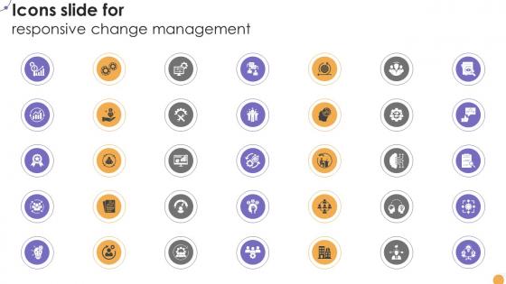 Icons Slide For Responsive Change Management CM SS V