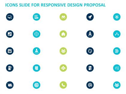 Icons slide for responsive design proposal ppt powerpoint presentation portfolio