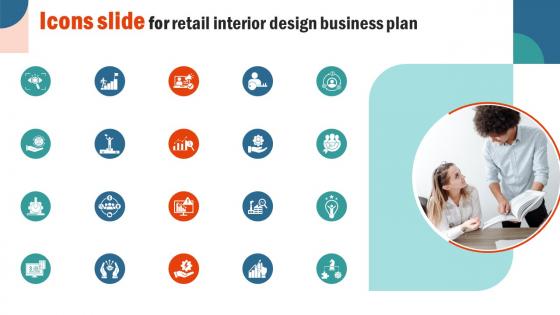 Icons Slide For Retail Interior Design Business Plan BP SS