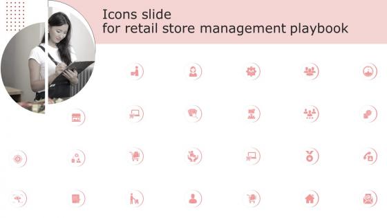 Icons Slide For Retail Store Management Playbook