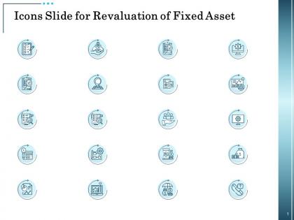 Icons slide for revaluation of fixed asset ppt powerpoint presentation slides