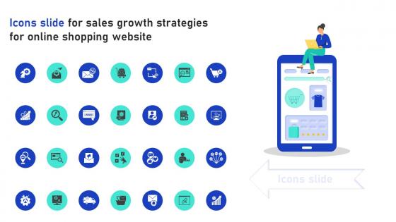 Icons Slide For Sales Growth Strategies For Online Shopping Website Ppt Icon Graphics
