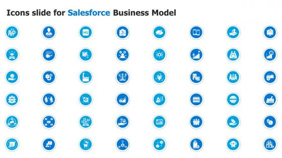 Icons Slide For Salesforce Business Model BMC SS