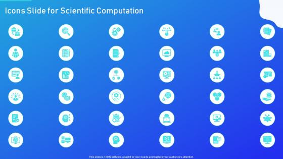 Icons Slide For Scientific Computation Ppt Slides Infographic Template