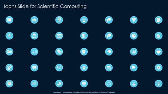 Icons Slide For Scientific Computing Ppt Introduction