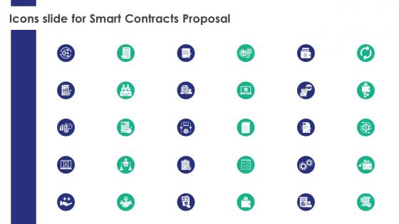 Icons Slide For Smart Contracts Proposal Ppt Ideas Background Images