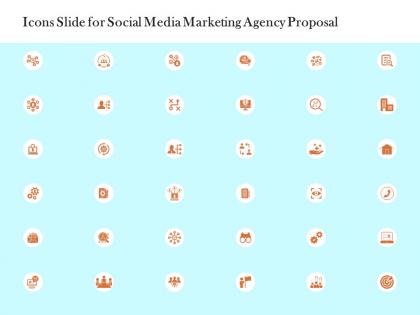 Icons slide for social media marketing agency proposal ppt powerpoint presentation layouts