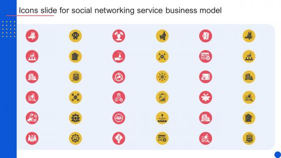 Icons Slide For Social Networking Service Business Model BMC SS V