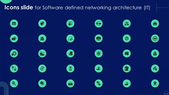 Icons Slide For Software Defined Networking Architecture It