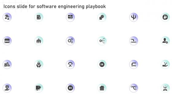 Icons Slide For Software Engineering Playbook Ppt Powerpoint Presentation Diagram Images