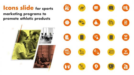 Icons Slide For Sports Marketing Programs To Promote Athletic Products MKT SS V
