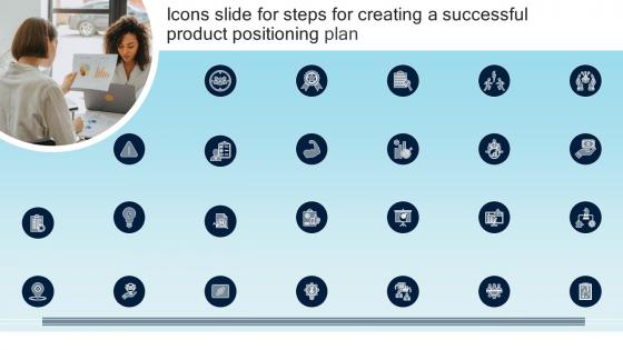 Icons Slide For Steps For Creating A Successful Product Positioning Plan