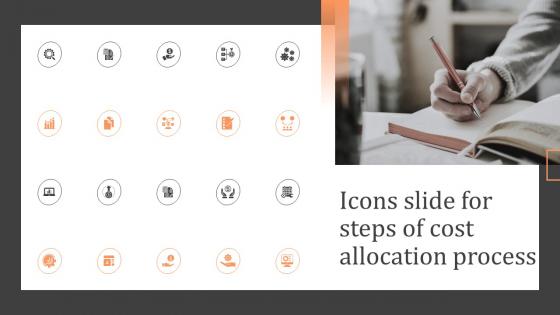 Icons Slide For Steps Of Cost Allocation Process Ppt Show Example Introduction