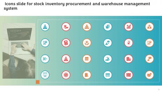Icons Slide For Stock Inventory Procurement And Warehouse Management System