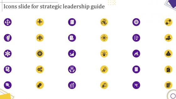 Icons Slide For Strategic Leadership Guide Ppt File Backgrounds