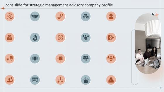 Icons Slide For Strategic Management Advisory Company Profile